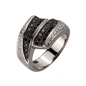 Золотое  кольцо с бриллиантами (01-18928123) фотография