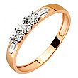 Золотое кольцо с бриллиантами 01-200413823 фотография 1