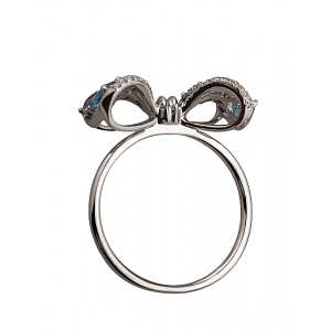 Золотое кольцо с бриллиантами  и  кварцами (01-200563523) картинка Золотое кольцо с бриллиантами  и  кварцами (01-200563523) фотография