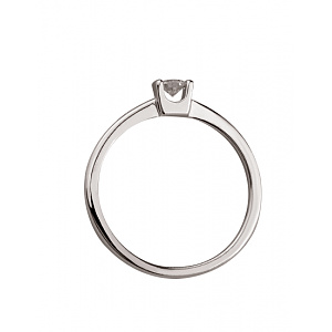 Золотое кольцо с бриллиантом (01-200749323) фотография