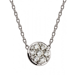 Золотое колье с бриллиантами (01-200785623) фотография