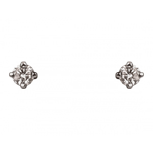 Золотые серьги с бриллиантами (01-200819323) фотография