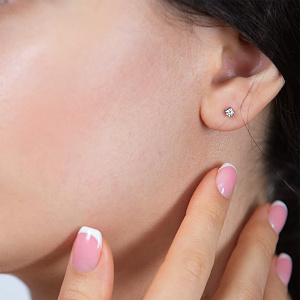 Золотые серьги  (2б_с-090) фотография