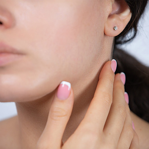 Золотые серьги  (2б_с-090) фотография