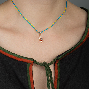 Золотой кулон  (1б_п-255) фотография