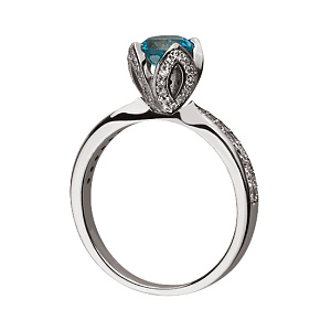 Золота каблучка  (2б_к-152) фотографія