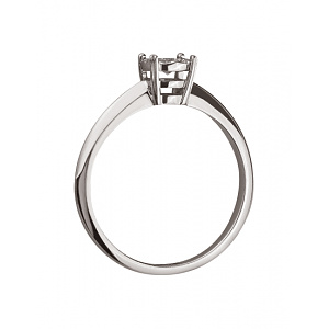 Золота каблучка з діамантами (01-200264724) фотографія