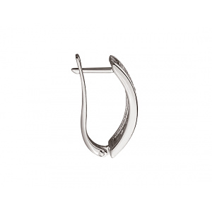 Золоті сережки з цирконієм куб. (01-200552624) фотографія