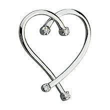 Золотий  кулон з фіанітом (цирконієм куб.) (01-200785624)