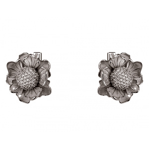 Золоті сережки з фіанітом (цирконієм куб.) (01-200816024) фотографія