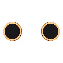 Золоті сережки з емаль (01-200851724)