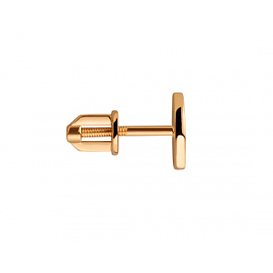 Золоті сережки з емаль (01-200851724) фотографія