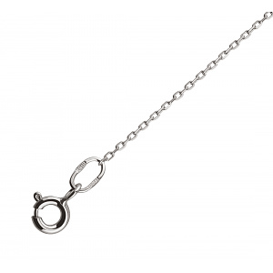 Золоте кольє з цирконієм куб. (3н083/03б) фотографія