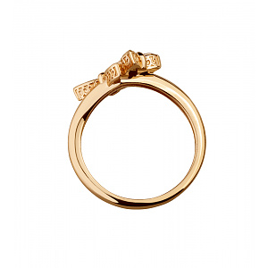 Золотое кольцо с циркониями (1б_к-239) фотография