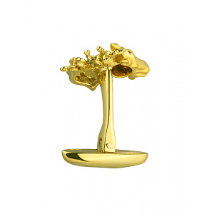 Золоті запонки з діамантами (01-19258225) фотографія