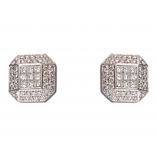 Золотые запонки с бриллиантами