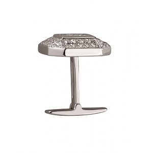 Золотые запонки с бриллиантами (01-200079125) фотография