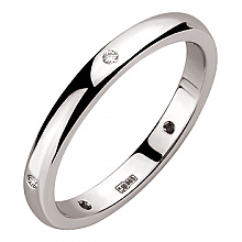 Золота каблучка з діамантами (01-200627425)