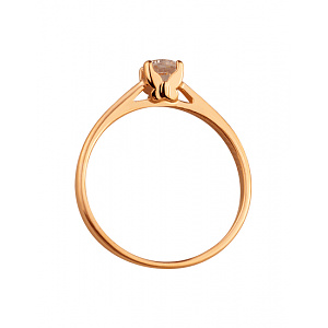 Золотое кольцо с корундами (01-200761525) фотография