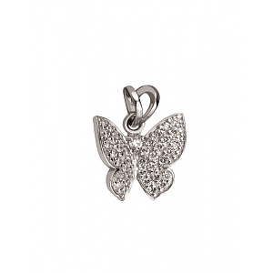 Золотой кулон с фианитом (цирконием куб.) (01-200761625) фотография