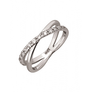 Золотое кольцо с бриллиантами (01-200785625) фотография