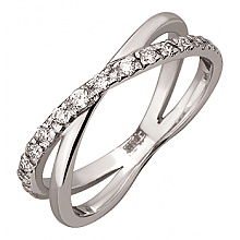 Золотое кольцо с бриллиантами (01-200785625)