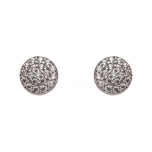 Золоті сережки з фіанітом (цирконієм куб.) (01-200805925) фотографія