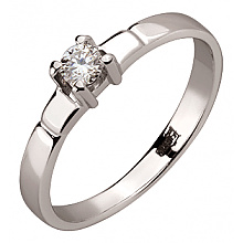 Золота каблучка з діамантом (01-200819325)