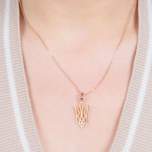 Золотой кулон  (1б_п-255) фотография