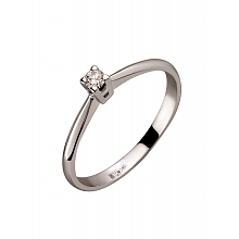 Золота каблучка з діамантом