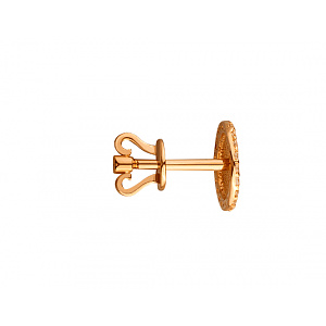 Золоті сережки з цирконієм куб. (01-200552726) фотографія