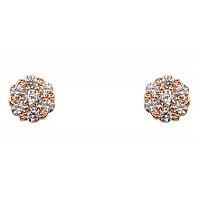 Золоті сережки з перлиною  та  цирконієм куб. (01-200566926)