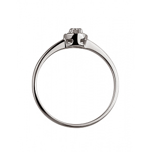 Золота каблучка з діамантом (01-200616926) фотографія