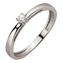 Золота каблучка з діамантом (01-200781126)