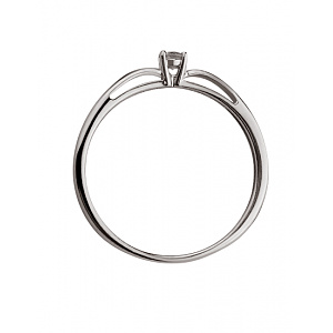 Золота каблучка з діамантом (01-200781126) фотографія