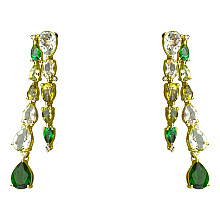 Золоті сережки з діамантами (01-200805826)