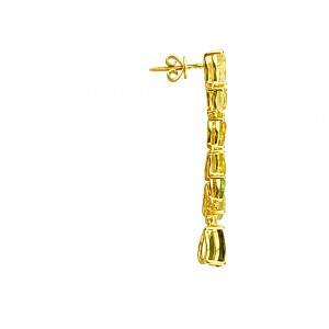 Золоті сережки з діамантами (01-200805826) фотографія