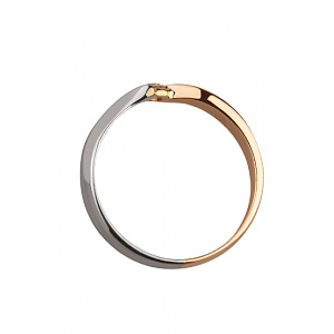 Золотое кольцо с бриллиантом (01-18375427) фотография