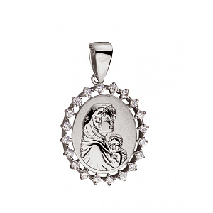 Золотой  кулон с бриллиантами (01-200413827) фотография