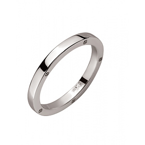 Золота обручка з діамантами (01-200447827) фотографія