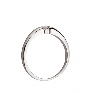 Золота каблучка з діамантом (01-200552627) фотографія