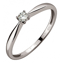 Золота каблучка з діамантом (01-200633427)