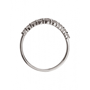 Золота каблучка з фіанітом (цирконієм куб.) (01-200755427) фотографія