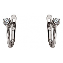 Золоті сережки з діамантами (01-200766227)