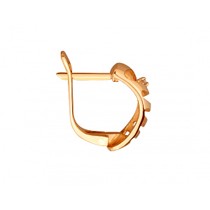 Золотые серьги с бриллиантами (01-200838327) фотография