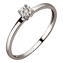 Золота каблучка з діамантом (01-200845127)