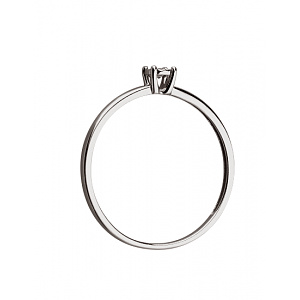 Золота каблучка з діамантом (01-200845127) фотографія