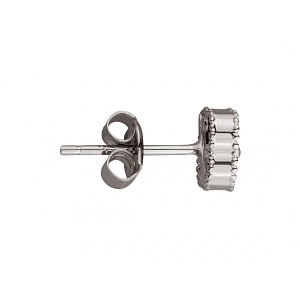 Золотые серьги с цирконием куб. (01-200542728) фотография