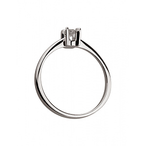 Золота каблучка з діамантом (01-200569628) фотографія