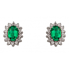 Золоті сережки з діамантами (01-200575928)